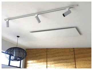 Far-infrared heating panels are a great source of back-up radiant heat, working particularly well with internal thermal mass