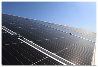 Forty-eight solar panels provide us with ample energy